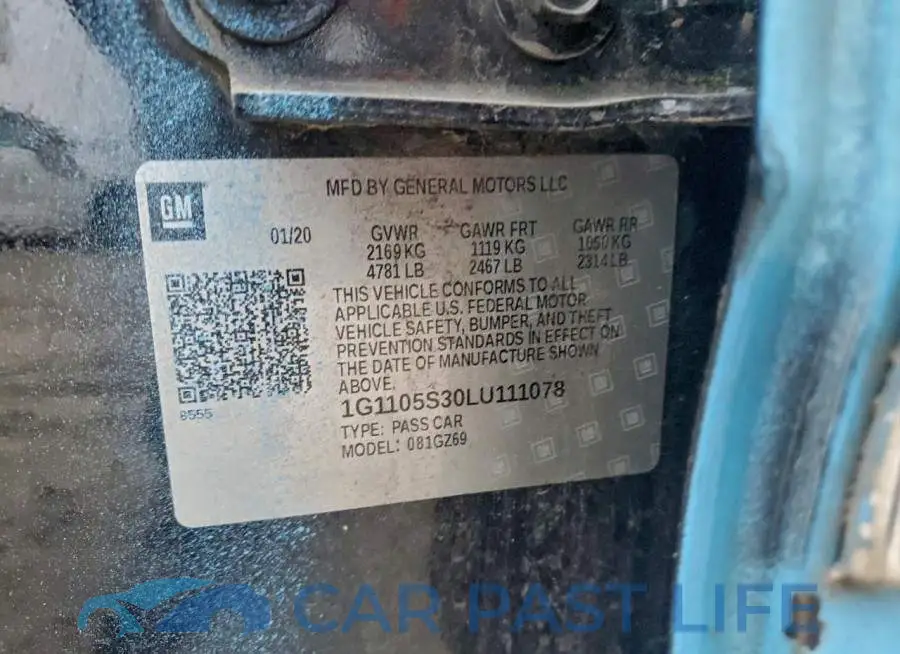 1G1105S30LU111078# 12