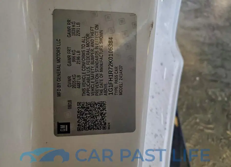 1G1FH1R72K0105384# 12