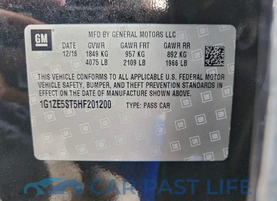 1G1ZE5ST5HF201200# 12