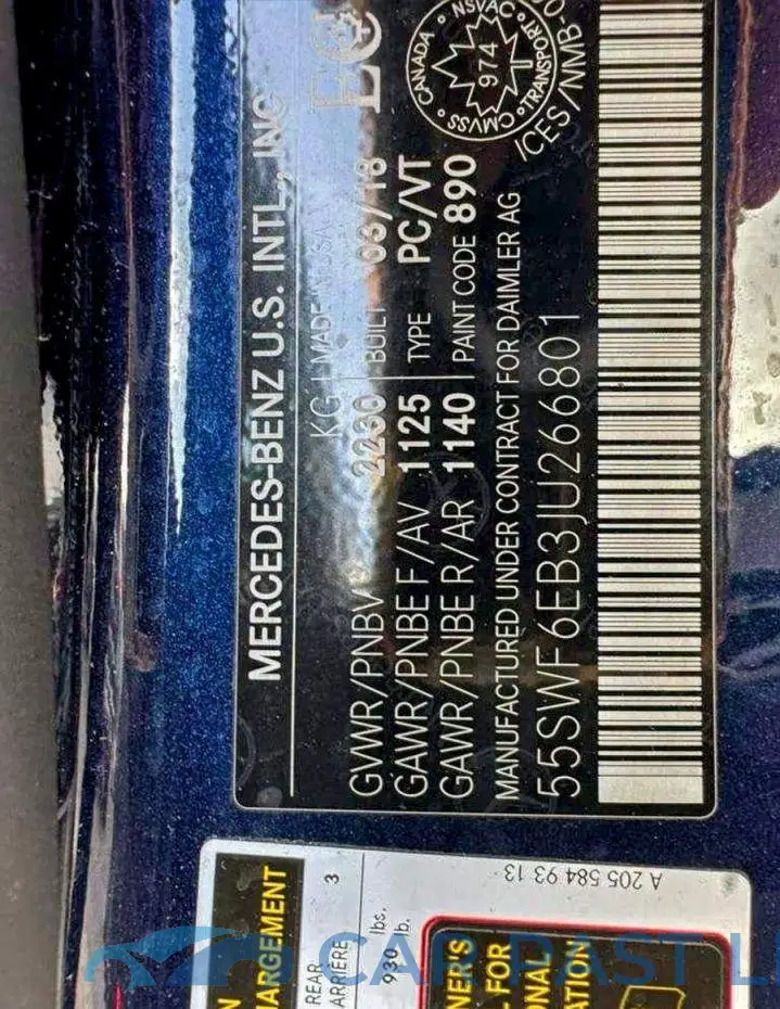 55SWF6EB3JU266801# 10