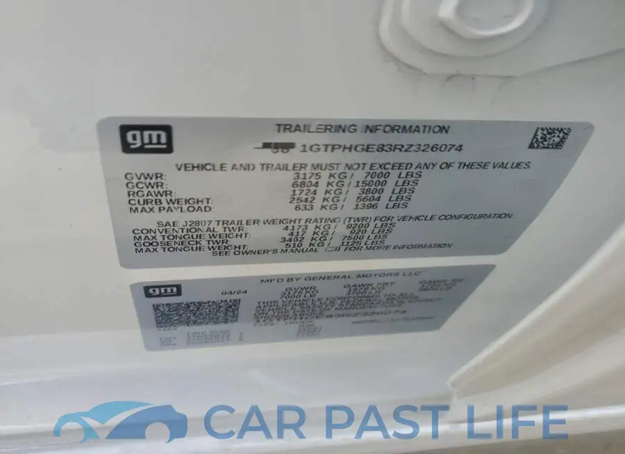 1GTPHGE83RZ326074# 13