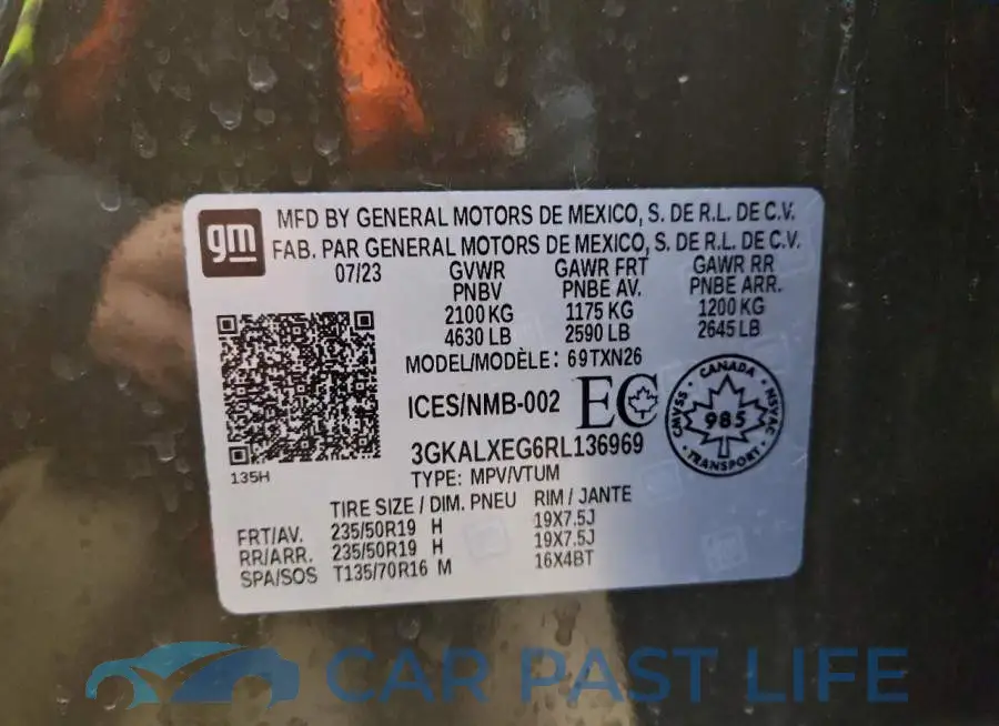 3GKALXEG6RL136969# 13