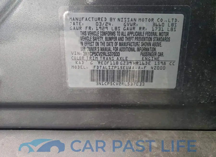 3N1CP5CV2RL537033# 13