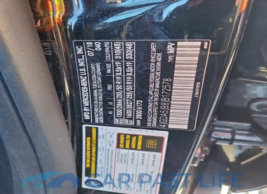 4JGDA5JB8JB172578# 12