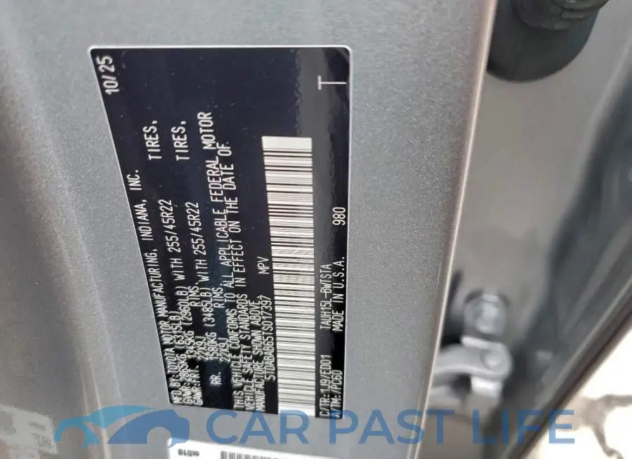 5TDABAB65TS017397# 13