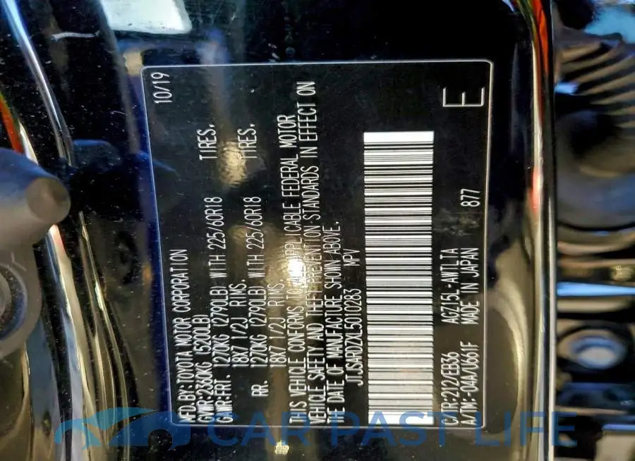 JTJSARDZXL5010283# 13