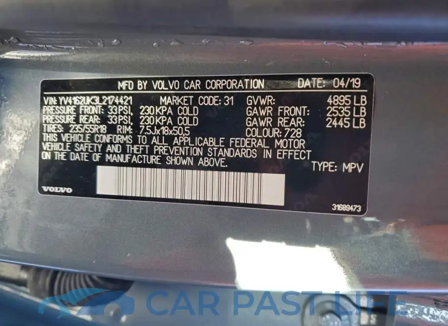 YV4162UK3L2174421# 13