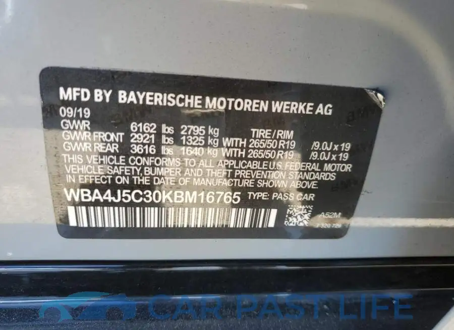 WBA13AW07PFN82711# 12