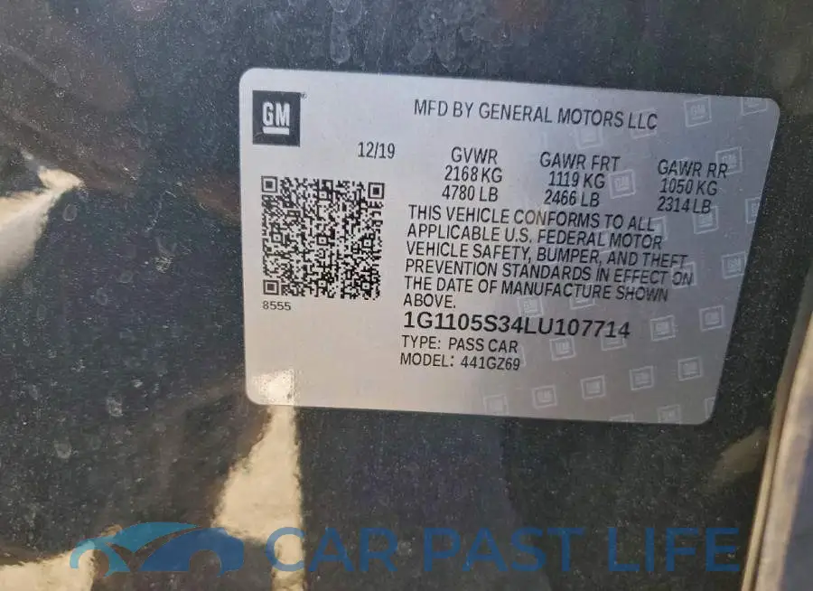 1G1105S34LU107714# 12