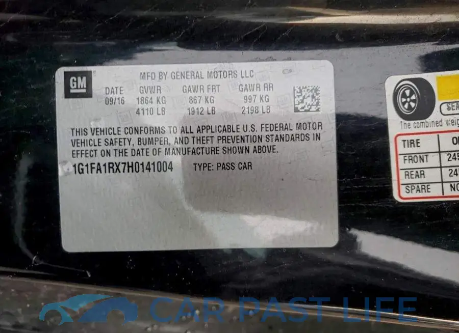 1G1FA1RX7H0141004# 12