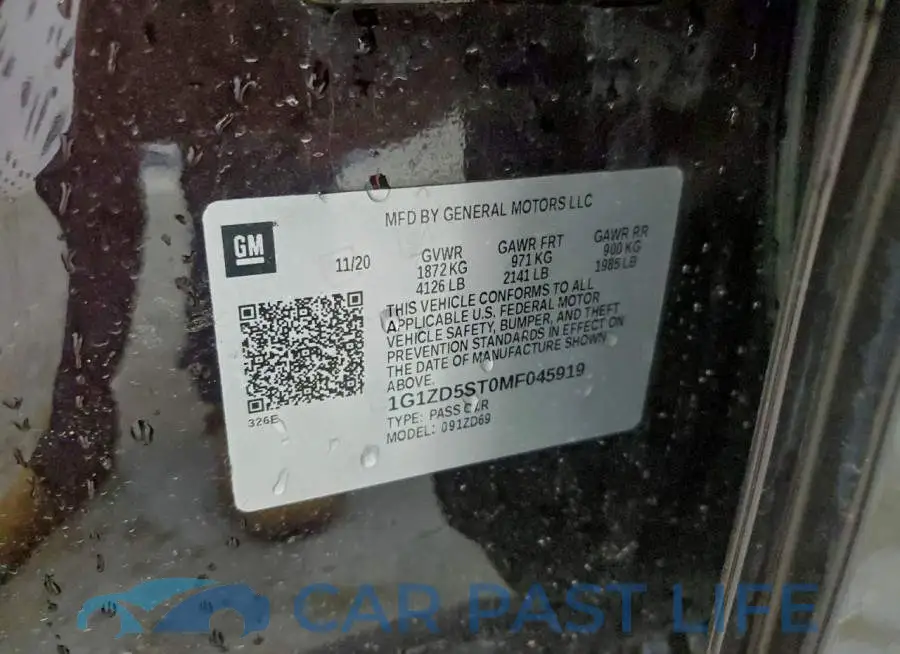 1G1ZD5ST0MF045919# 12
