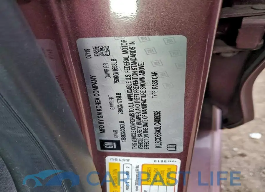 KL8CD6SA3LC406098# 12