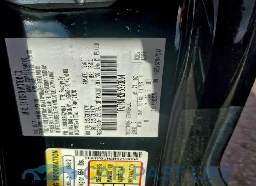 1FATP8UH2H5293864# 12