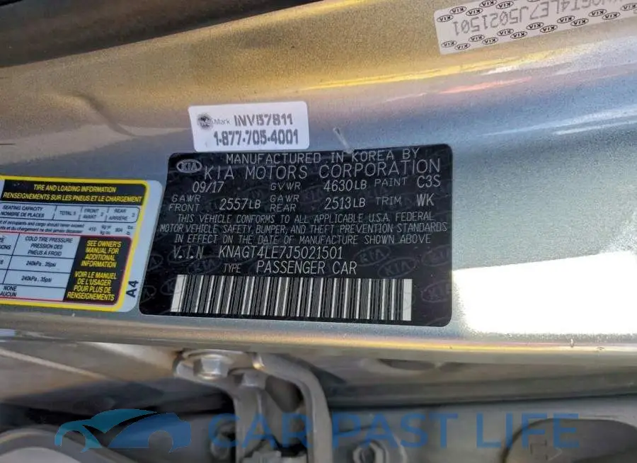 KNAGT4LE7J5021501# 13