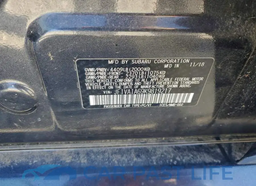 JF1VA1A69K9819217# 13