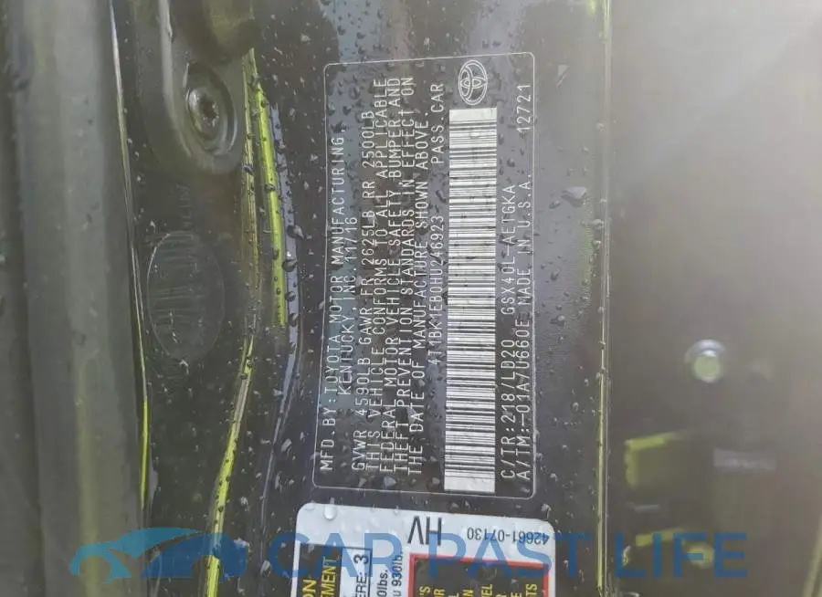 4T1BK1EB0HU246923# 13