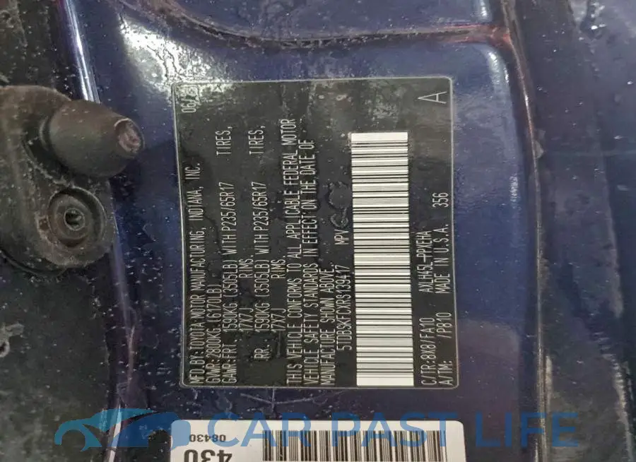 5TDBSKFCXRS139417# 13
