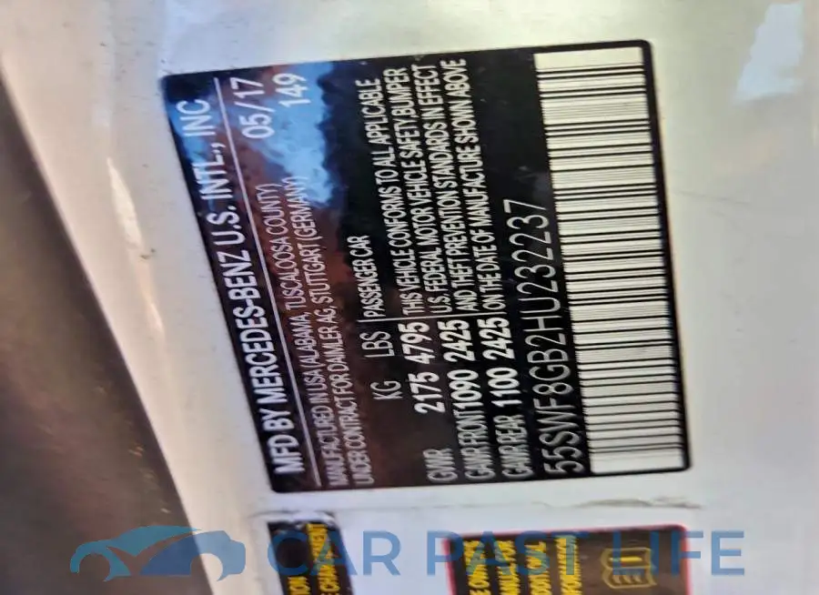 55SWF8GB2HU232237# 13