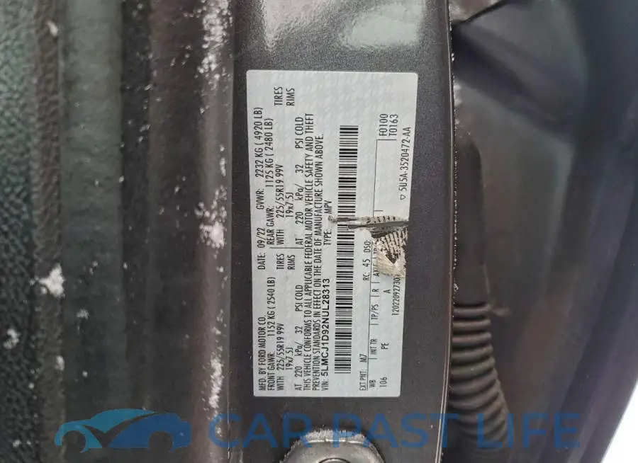 5LMCJ1D92NUL28313# 13