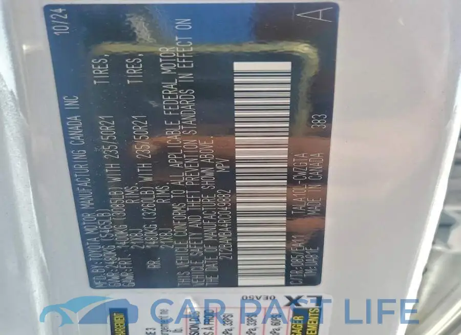 2T2BAMBA4RC049882# 13