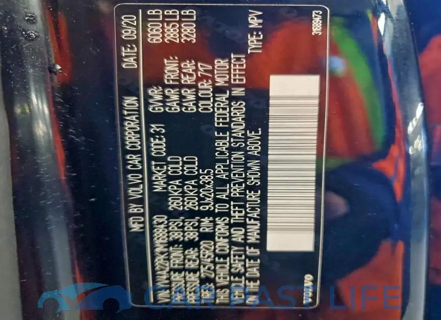 YV4A22PK1M1688430# 13