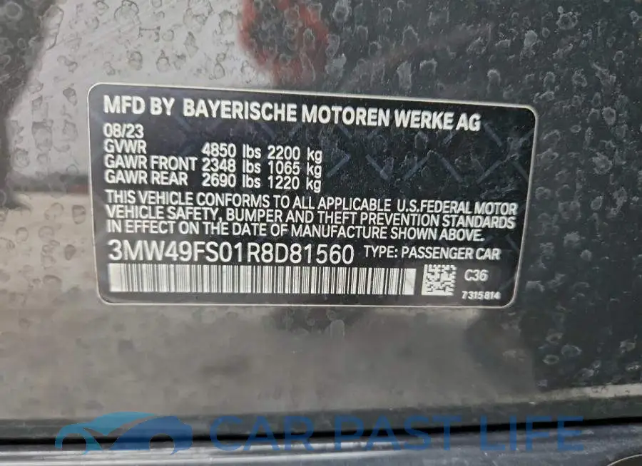 3MW49FS01R8D81560# 13