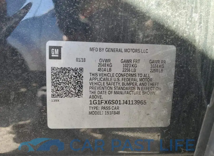 1G1FX6S01J4113965# 12
