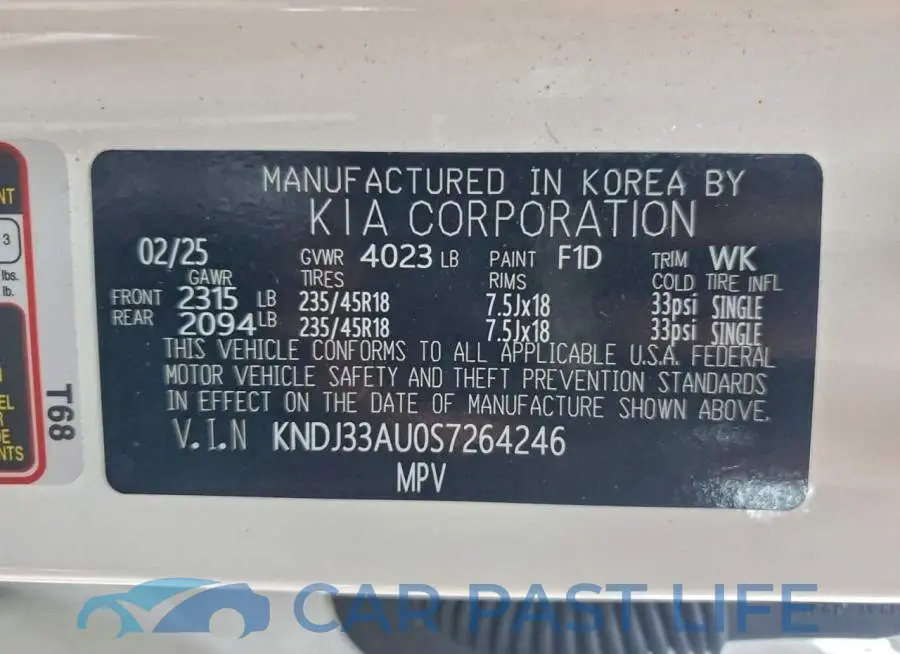KNDJ33AU0S7264246# 13