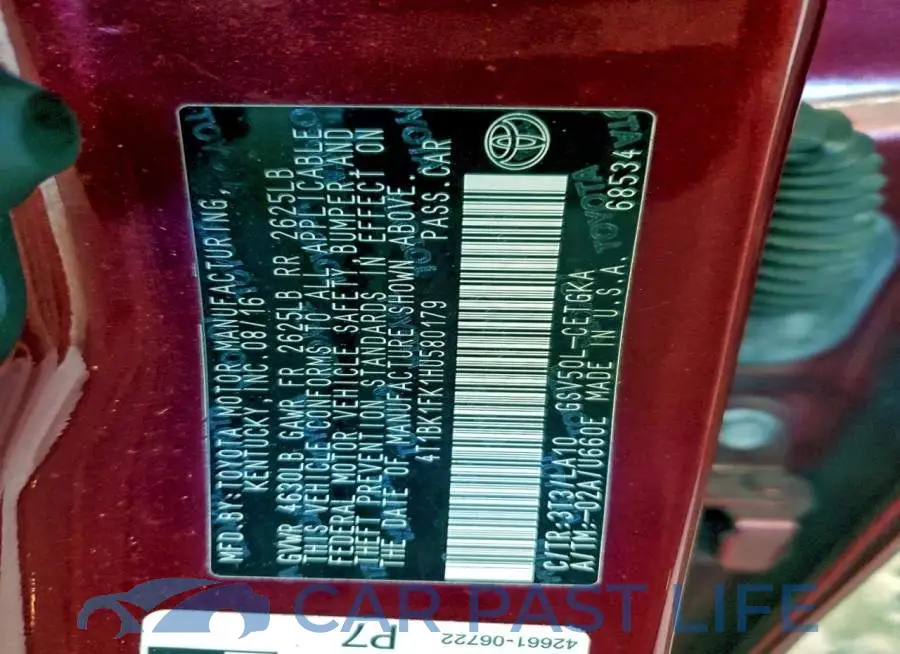4T1BK1FK1HU580179# 13