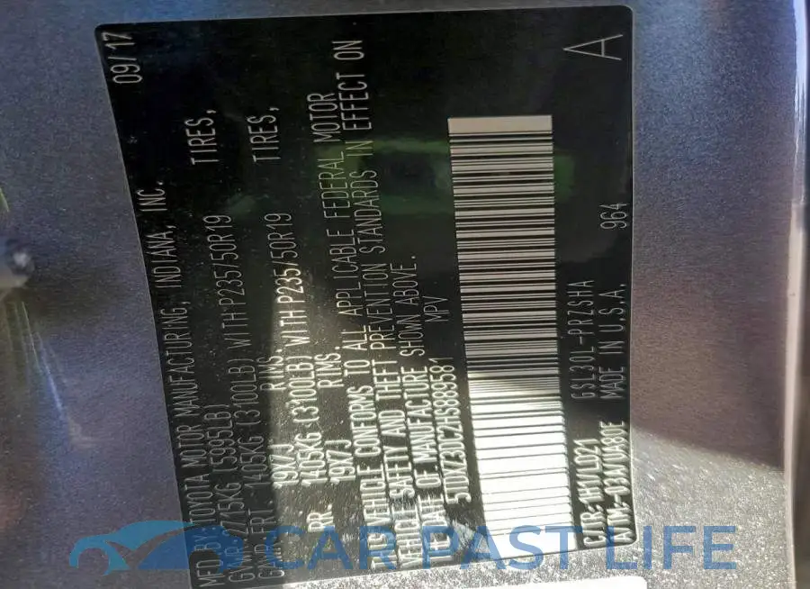 5TDXZ3DC2HS889581# 13