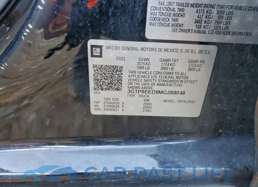 3GTP9EED9MG288048# 12