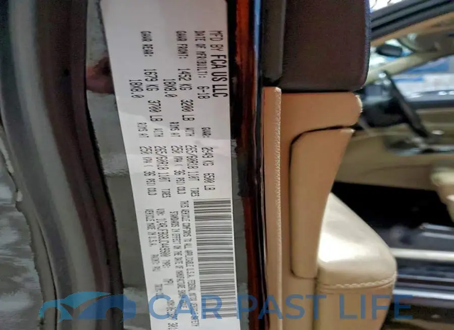 1C4RJFBG8JC449900# 13