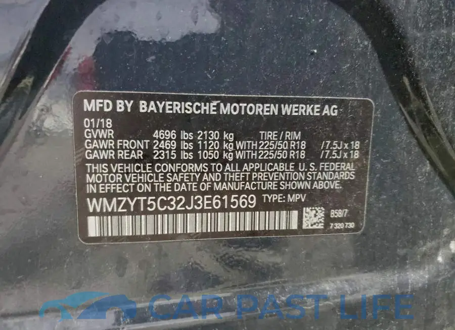 WMZYT5C32J3E61569# 12