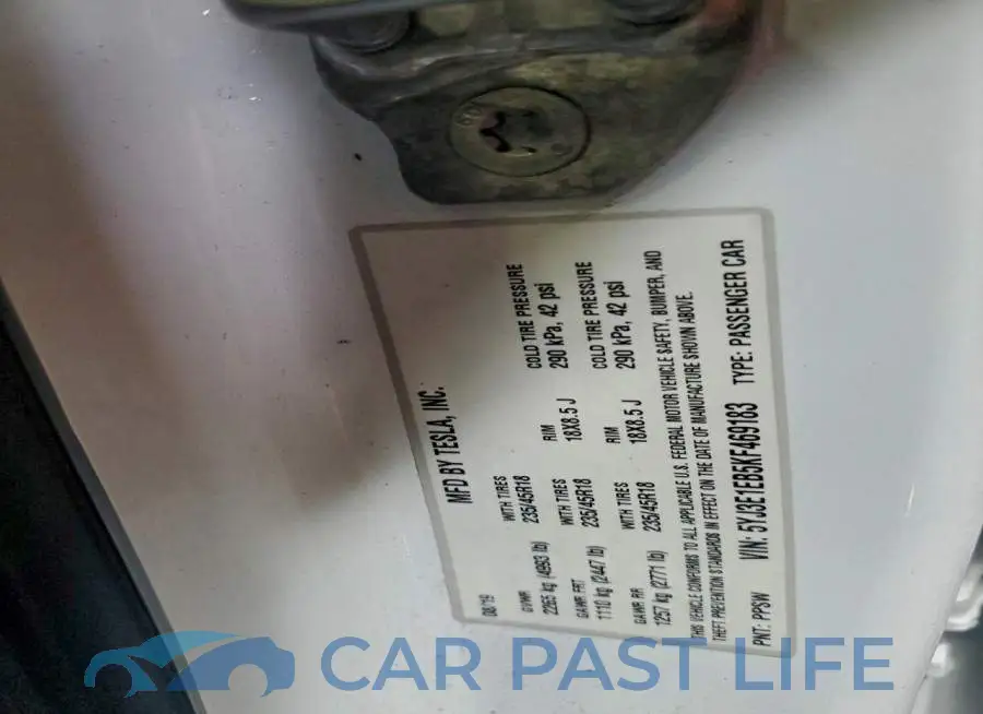 5YJ3E1EB5KF469183# 12