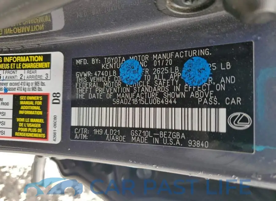 58ADZ1B15LU064944# 12