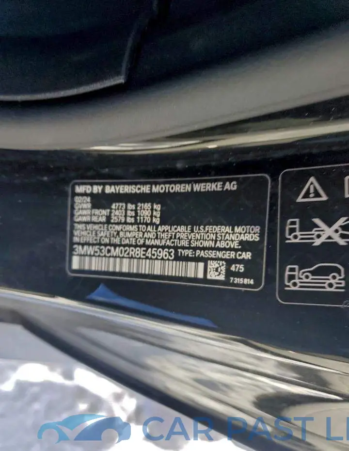 3MW53CM02R8E45963# 12