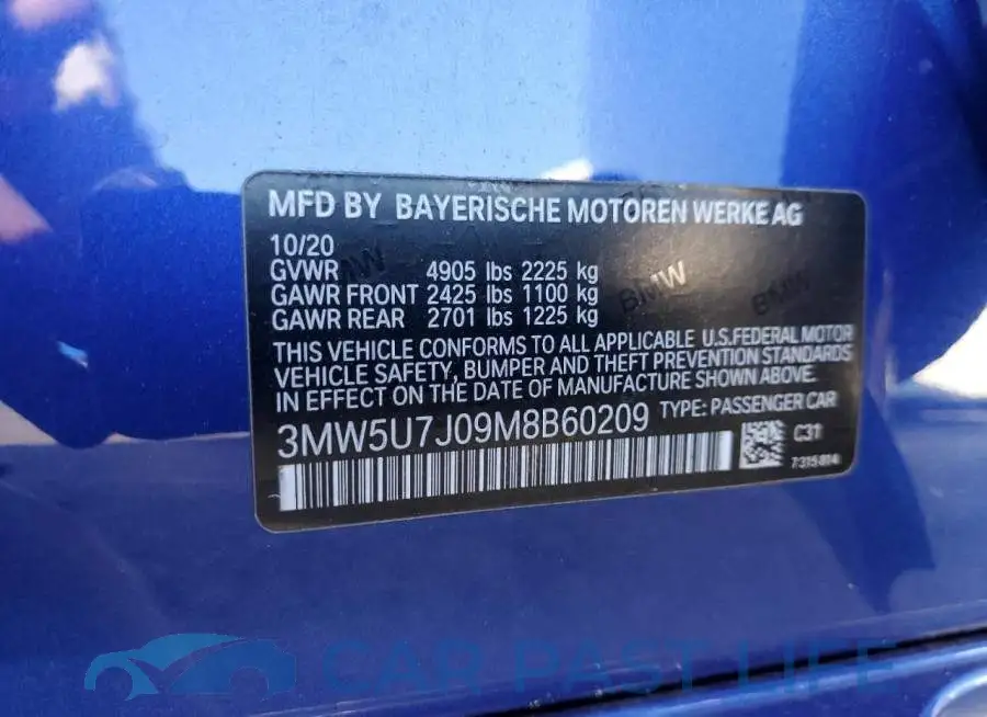 3MW5U7J09M8B60209# 13