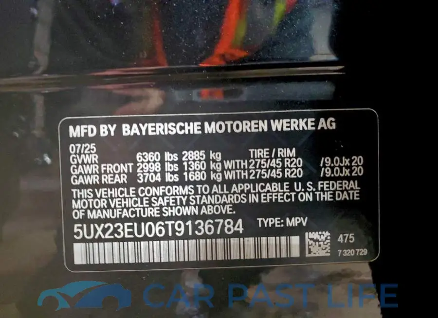 5UX23EU06T9136784# 12