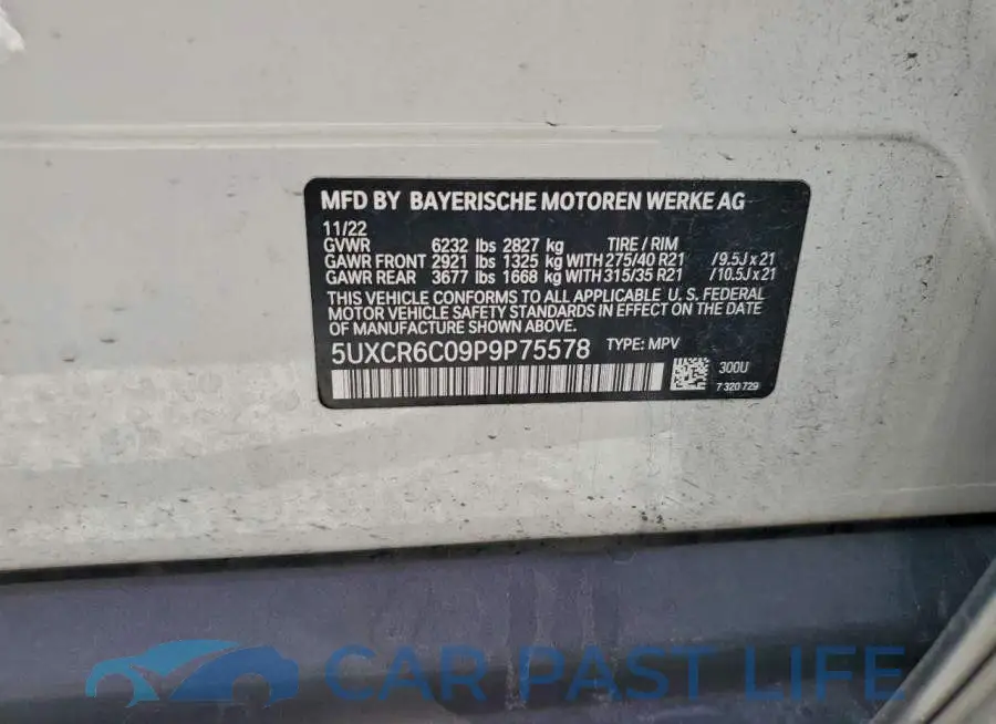 5UXCR6C09P9P75578# 13