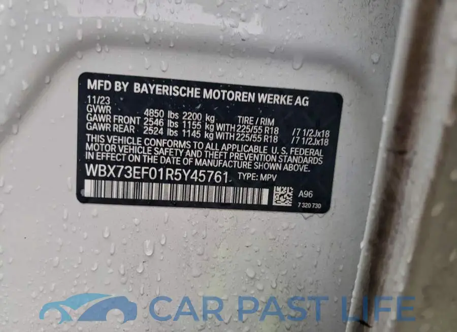 WBX73EF01R5Y45761# 13