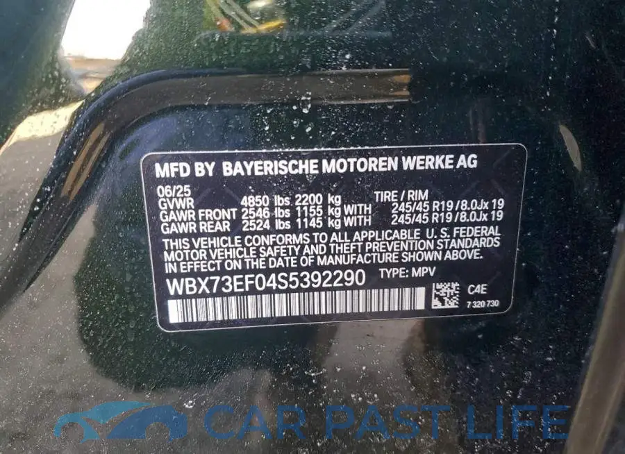 WBX73EF04S5392290# 13