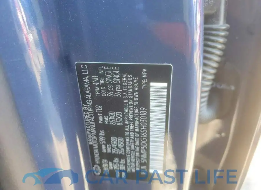 5NMP5DG16SH030189# 14