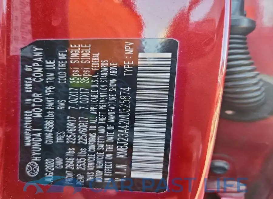 KM8J23A42MU325874# 12