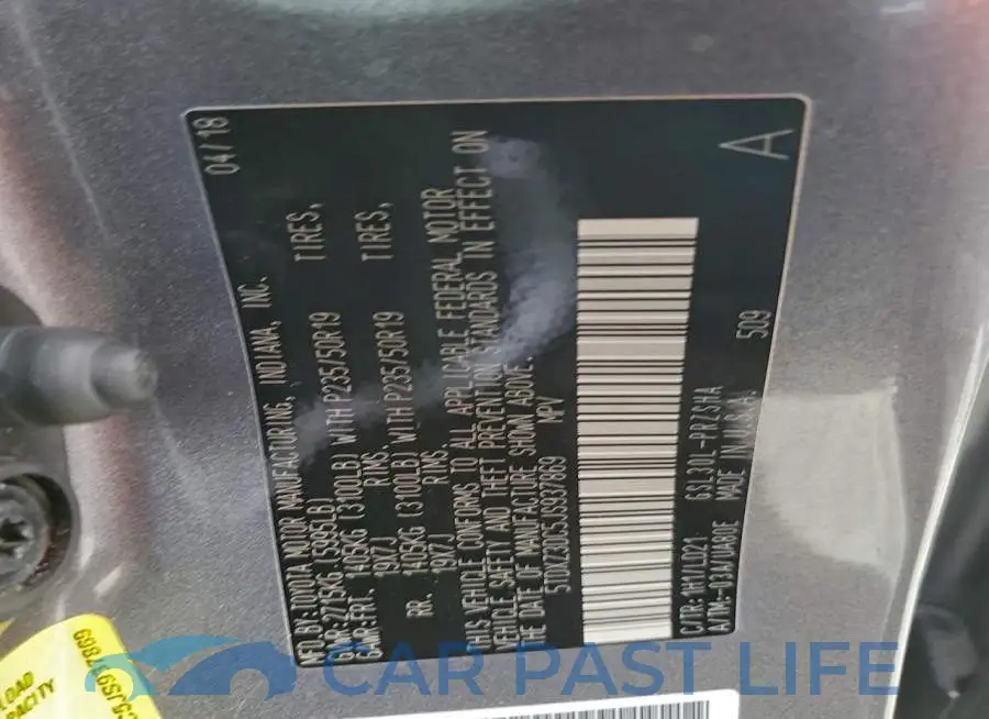 5TDXZ3DC5JS937869# 14
