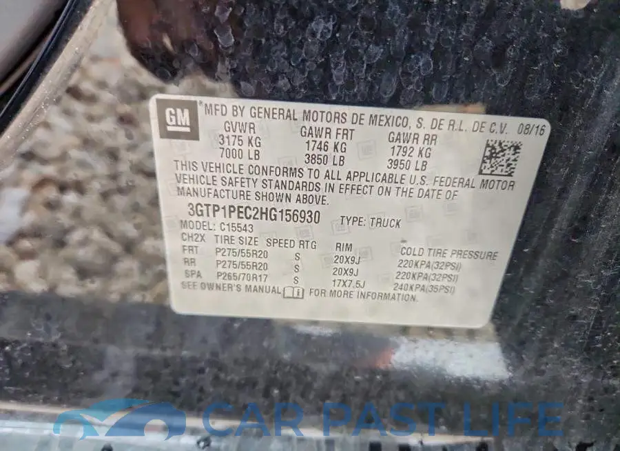 3GTP1PEC2HG156930# 12