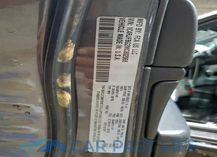 1C4RJFBG2MC802068# 14