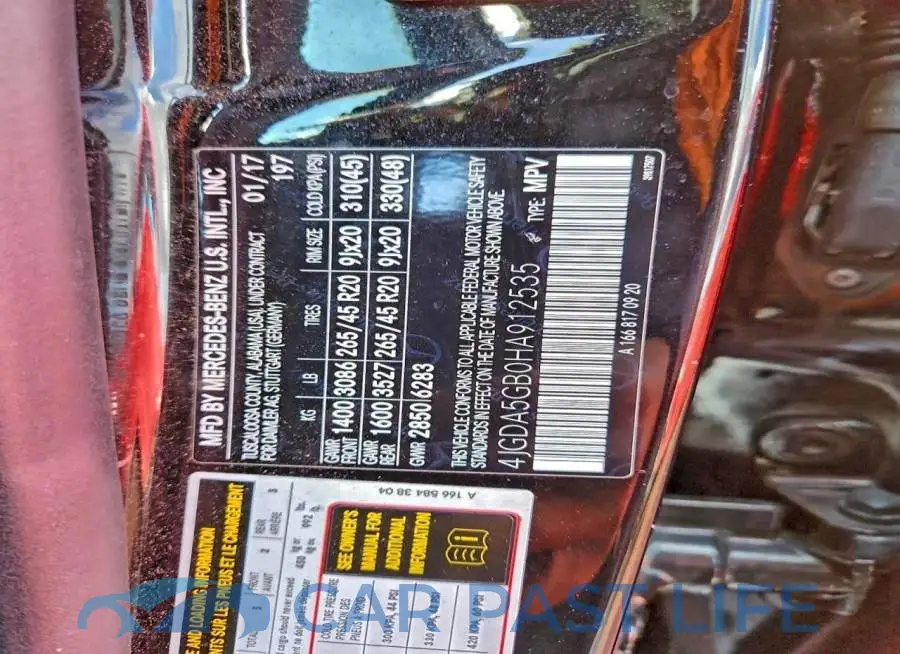 4JGDA5GB0HA912535# 13