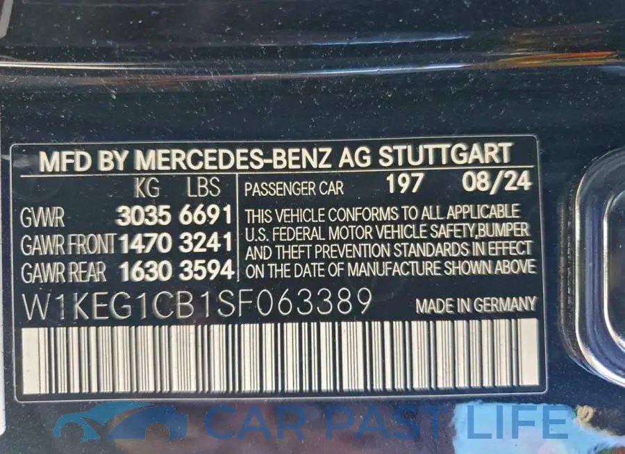 W1KEG1CB1SF063389# 13