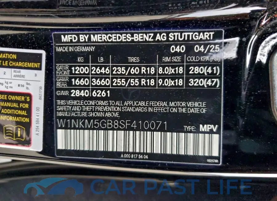 W1NKM5GB8SF410071# 13
