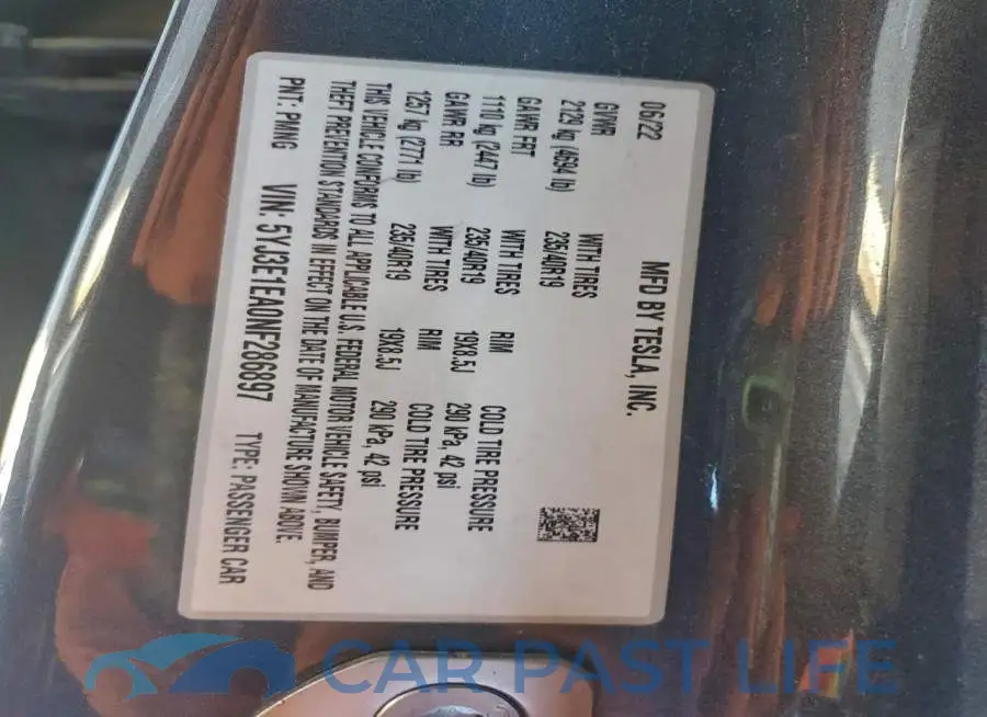 5YJ3E1EA0NF286897# 12